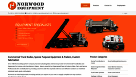 What Norwoodequipment.com website looked like in 2019 (4 years ago)