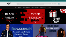 What Nycjackets.com website looked like in 2019 (5 years ago)