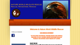 What Natureworldrescue.org website looked like in 2019 (4 years ago)