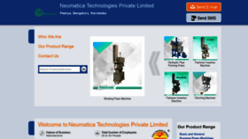 What Neumatica.in website looked like in 2019 (4 years ago)