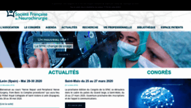What Neurochirurgie.fr website looked like in 2019 (4 years ago)