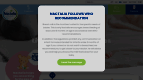 What Nactalia.com website looked like in 2019 (4 years ago)