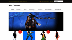What Ninxcostumes.com.au website looked like in 2019 (4 years ago)