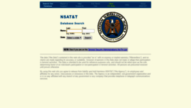What Nsatt.org website looked like in 2019 (4 years ago)