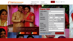 What Nairmatrimony.com website looked like in 2019 (4 years ago)