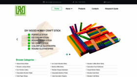 What Naturalwoodsticks.com website looked like in 2019 (4 years ago)