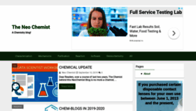 What Neochemist.com website looked like in 2019 (4 years ago)