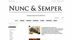 What Nunc-et-semper.fr website looked like in 2019 (4 years ago)