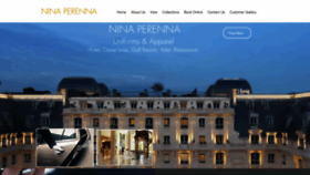 What Ninaperenna.com website looked like in 2019 (4 years ago)