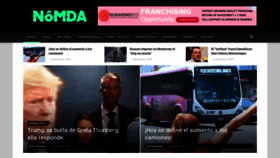 What Nomada.news website looked like in 2019 (4 years ago)