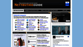 What Nettbutikkguide.com website looked like in 2019 (4 years ago)