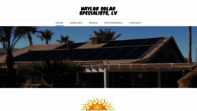 What Naylorsolarlv.com website looked like in 2019 (4 years ago)