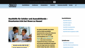 What Nachhilfe-beim-schueler.de website looked like in 2019 (4 years ago)