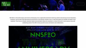 What Niefnorf.org website looked like in 2019 (4 years ago)