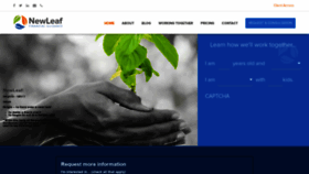 What Newleaffinancialguidance.com website looked like in 2019 (4 years ago)