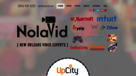 What Nolavid.com website looked like in 2019 (4 years ago)