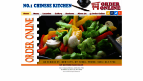 What No1chinesekitchenny.com website looked like in 2019 (4 years ago)