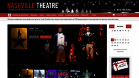 What Nashville-theatre.com website looked like in 2019 (4 years ago)