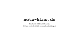 What Netz-kino.de website looked like in 2019 (4 years ago)