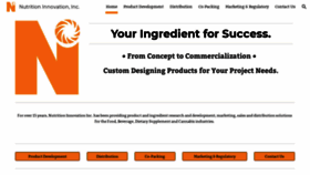 What Nutritioninnovation.com website looked like in 2019 (5 years ago)