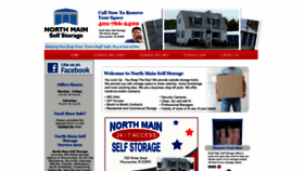 What Northmainstorage.com website looked like in 2019 (4 years ago)