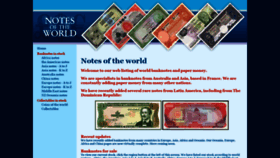 What Notesoftheworld.com website looked like in 2019 (4 years ago)