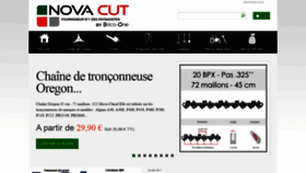 What Novacut.fr website looked like in 2019 (4 years ago)
