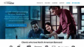 What Northamericanbancard.com website looked like in 2019 (4 years ago)