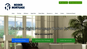 What Neidermortgage.com website looked like in 2019 (4 years ago)
