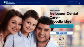 What Neibauerdentalwoodbridge.com website looked like in 2019 (4 years ago)