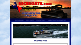 What Niceboats.com website looked like in 2019 (4 years ago)