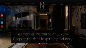 What Nourisonhospitality.com website looked like in 2019 (4 years ago)