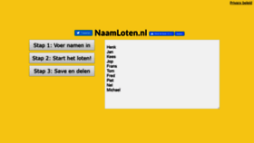 What Naamloten.nl website looked like in 2019 (4 years ago)