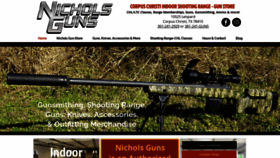 What Nichols-guns.com website looked like in 2019 (4 years ago)