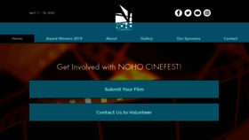 What Nohocinefest.com website looked like in 2019 (4 years ago)