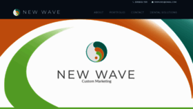 What Newwave.marketing website looked like in 2019 (4 years ago)