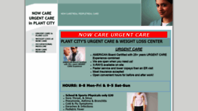 What Nowcareclinic.com website looked like in 2019 (4 years ago)