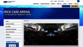 What Nsuarena.com website looked like in 2019 (4 years ago)