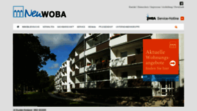 What Neuwoba.de website looked like in 2019 (4 years ago)