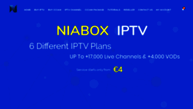 What Niabox.com website looked like in 2019 (4 years ago)