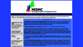 What Nesmc.org website looked like in 2019 (4 years ago)