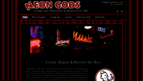 What Neongods-pdx.net website looked like in 2019 (4 years ago)