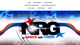 What Nrgdanceandcheer.com website looked like in 2019 (4 years ago)