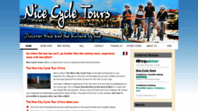 What Nicecycletours.com website looked like in 2019 (4 years ago)