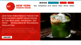 What Nypassivehouse.org website looked like in 2019 (4 years ago)