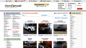 What Namcars.net website looked like in 2019 (4 years ago)