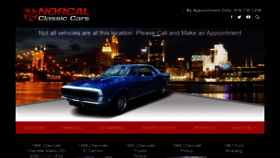 What Norcalclassiccars.com website looked like in 2019 (4 years ago)