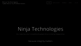 What Ninja-technologies.com website looked like in 2019 (4 years ago)