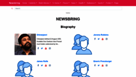 What Newsbring.com website looked like in 2019 (4 years ago)