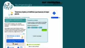 What Numerologia.euroresidentes.es website looked like in 2019 (4 years ago)